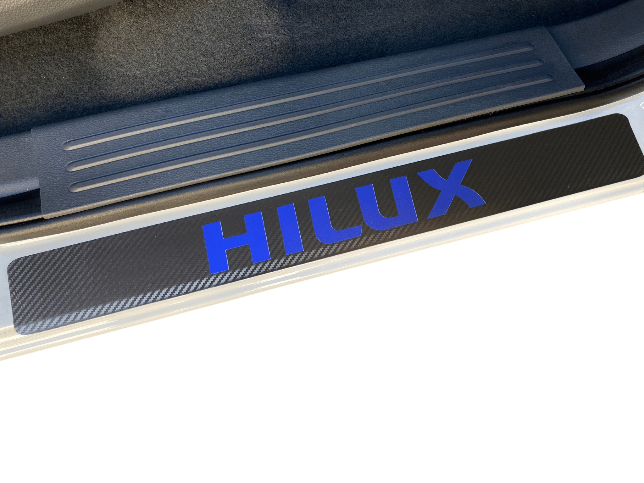 carbon-fibre-door-sill-protector-hilux-front-blue