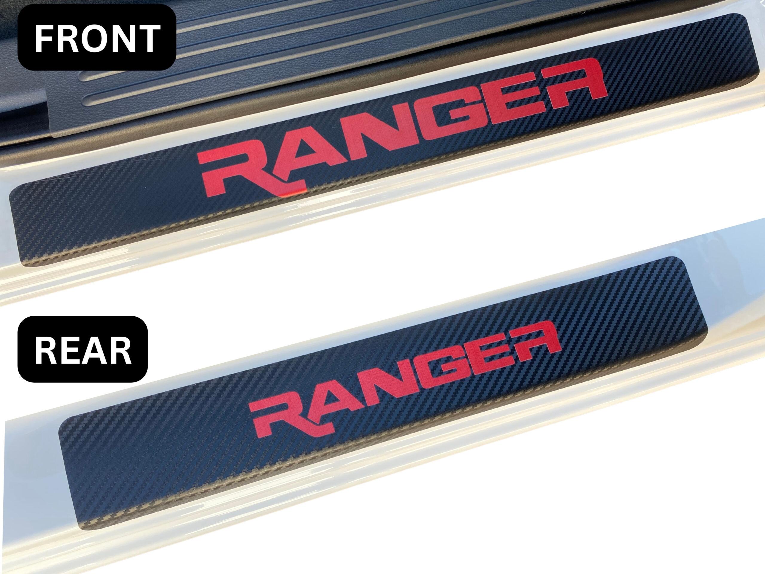 carbon-fibre-door-sill-protector-ranger-front-rear-red